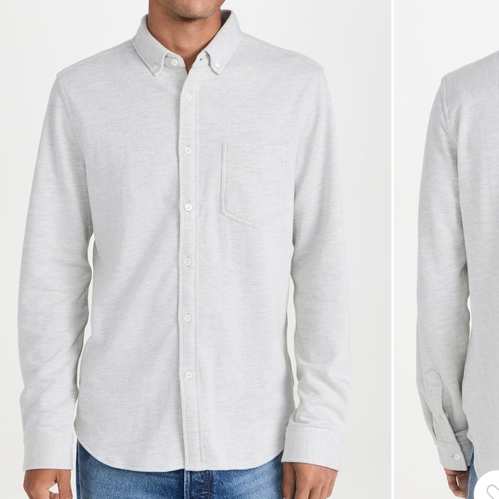 Gray Button-Up Shirt - Picture 2 of 7
